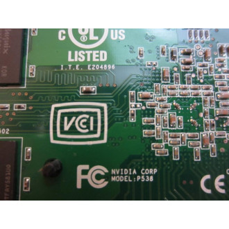 Nvidia P538 Video Card 0TW212 - Used