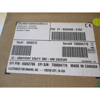 EFI 45052786 Printer Controller Fiery X3eTY