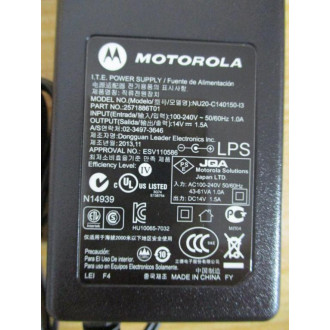 Motorola 2571886T01 Power Supply EPNN9288A, NU20-C140150-I3