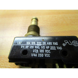 Micro Switch BZ-RQX167 Switch BZRQX167 (Pack of 2) - New No Box