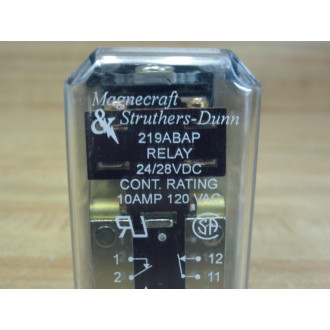 Struthers Dunn 219ABAP-24D Magnecraft Relay 219ABAP - New No Box