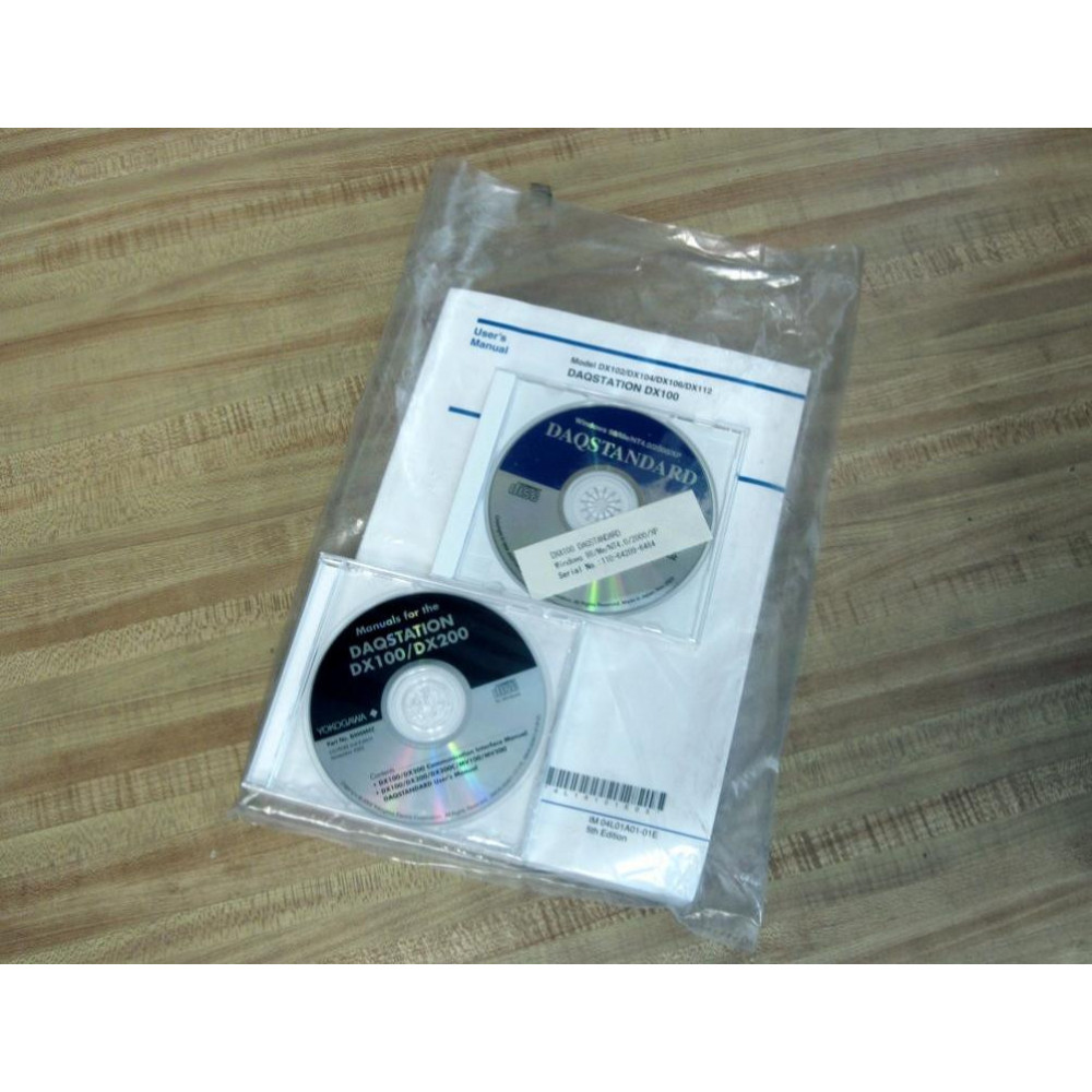 Yokogawa DXA100 Daqstandard Users Manual W2 Discs Yokogawa DXA100 Daqstandard Users Manual W2 Discs