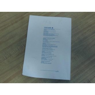 Yokogawa DXA100 Daqstandard Users Manual W2 Discs