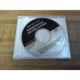 Yokogawa DXA100 Daqstandard Users Manual W2 Discs