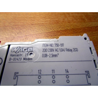 Wago 750-517 Digital Output Module 750517 - New No Box