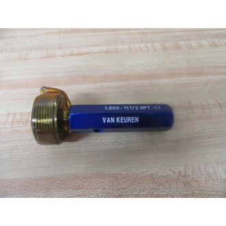Van Keuren 2365A118 Tape Plug Gage