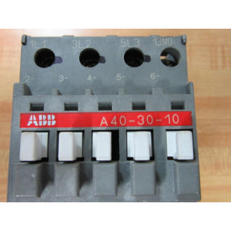 ABB A40-30-10-R84 Contactor A40-30-10-84 Damaged Din Rail - Used