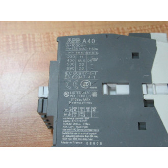 ABB A40-30-10-R84 Contactor A40-30-10-84 Damaged Din Rail - Used