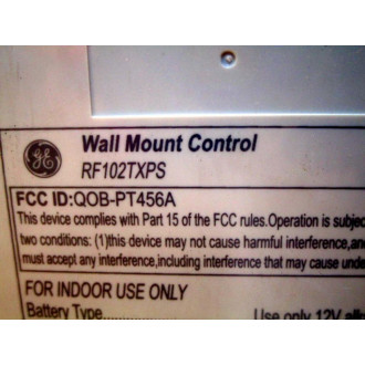 General Electric RF102TXPS Wall Switch Kit
