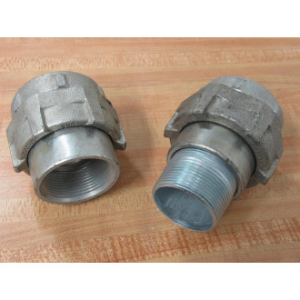 Cooper Crouse Hinds UNY505 1-12" Union Conduit Fitting WO Fitting (Pack of 2)