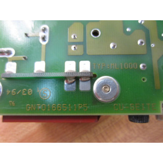 ABB ML1001 Circuit Board ML1000 2 Board As Is - Parts Only