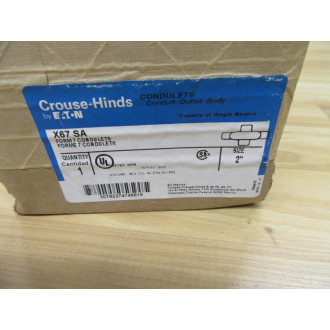 Crouse & Hinds X67 SA Conduit Outlet Body X67SA