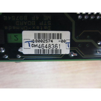 Datex-Ohmada ME 4F 897540 STP Board ME4F897540 - Used