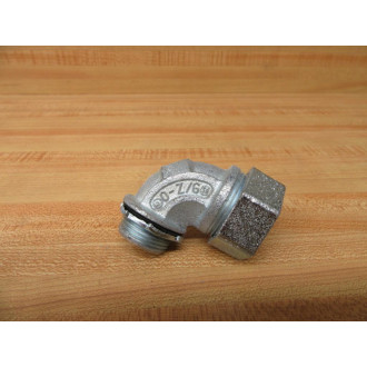 O-ZGedney 4Q-975LT 90° Liquid Tight Connector 4Q975LT (Pack of 10)