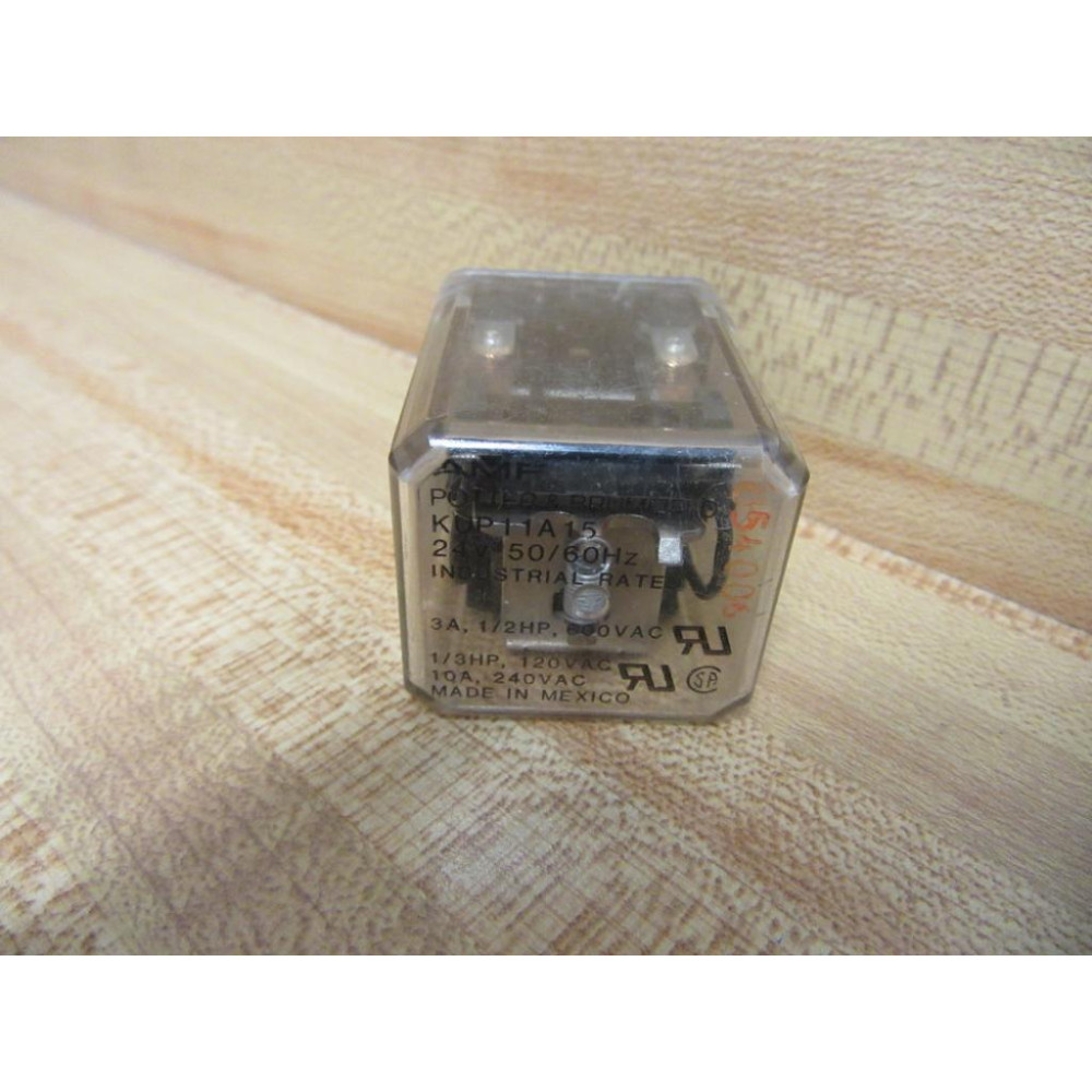 Potter & Brumfield KUP-11A15-24V AC Relay KUP-11A15-24VAC - Used
