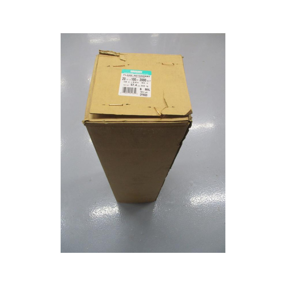 Husky CFFR0620 Flame Retardant Polyethylene Sheeting