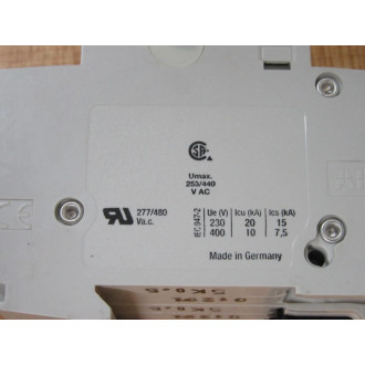 ABB S202-K0.5 0.5A Circuit Breaker S202-K0.5A - Used