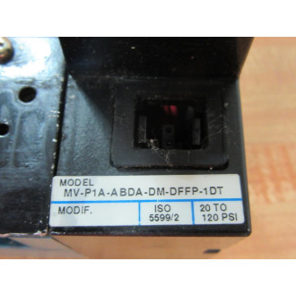 MAC MV-P1A-ABDA-DM-DFFP-1DT Valve MVP1AABDADMDFFP1DT - Used