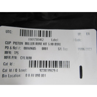 Miller Fluid Power M-110-KB001-600 Bore Seal Kit CYL1690