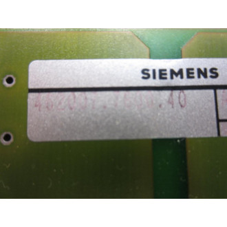 Siemens 462007.1031.01 Circuit Board 462007103101 - Used