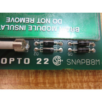 Opto 22 SNAPB8M Snap IO 8 Module Rack 006468 - Used