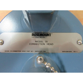 Rosemount 00079-0325-2005 Model 79 Connection Head 0007903252005 - New No Box