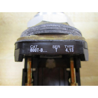 Allen Bradley 800T-B Pushbutton 800TB w800T-XD1 Black - Used