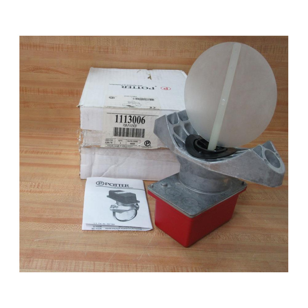 Potter Electric VSR-F-6 Switch 1113006 6" WO U-Bolt, WO Hardware
