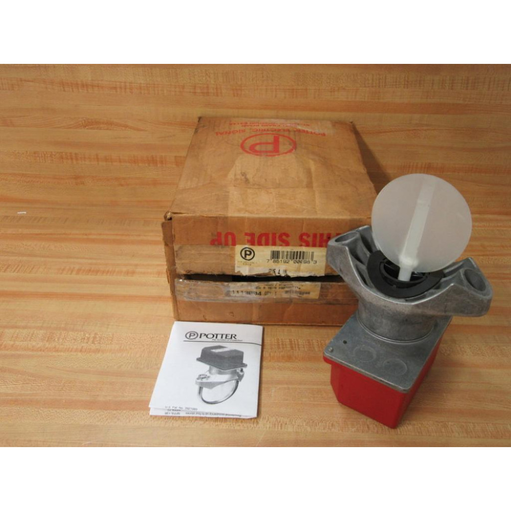 Potter Electric VSR-F-4 Switch 1113004 4" WO U-Bolt, WO Hardware