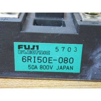 Fuji Electric 6RI50E-080 Power Diode Module 6RI50E080 - Used