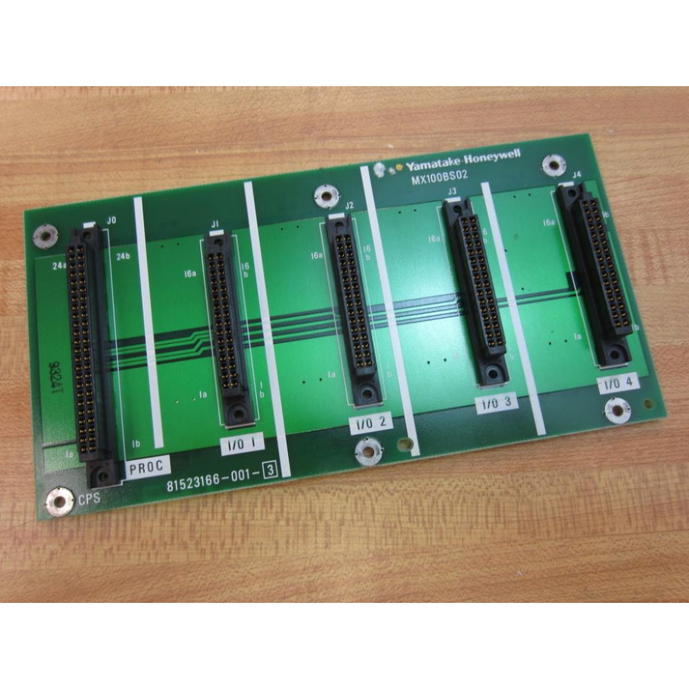 Honeywell MX100BS02 IO Base Board 81523166-001-3 - Used