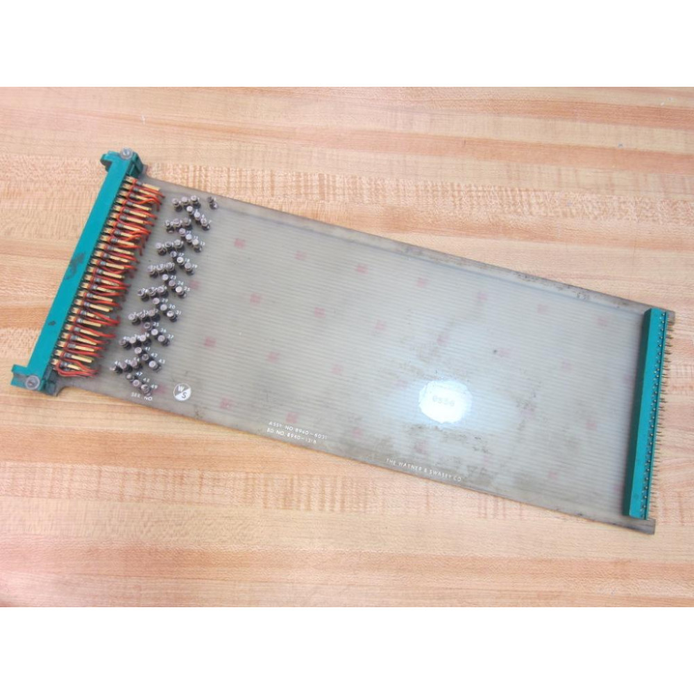 Warner & Swasey 8940-6031 Circuit Board  8940-131B - Used