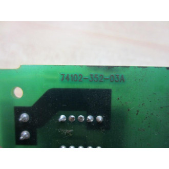 Allen Bradley 74102-352-03A 3KW Axis Power Board 1 of 3 74102-328-52 - Used