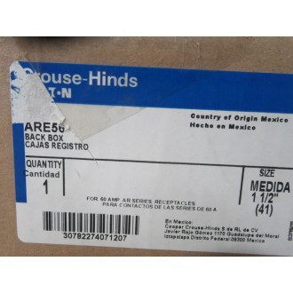 Crouse-HindsEaton ARE56 Back Box