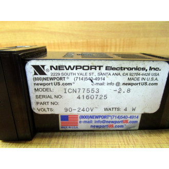 Newport ICN77553 Temperature Controller - Used