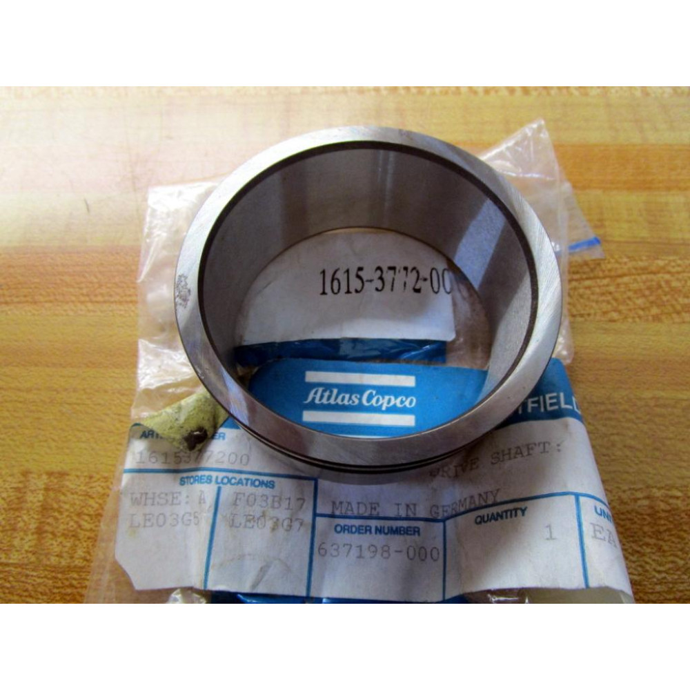 Atlas Copco 1615-3772-00 Drive Shaft Bushing 1615377200