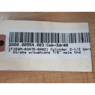 Numatics F1EQM-03A7E-BAA2 Cylinder F1EQM03A7EBAA2 - New No Box
