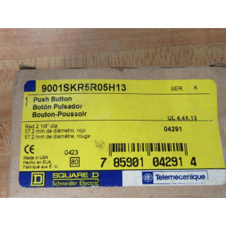 Square D 9001SKR5R05H13 Emergency Stop Push Button