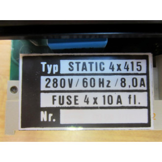 Erdmann STATIC 4x415 4x415 Static Module Board