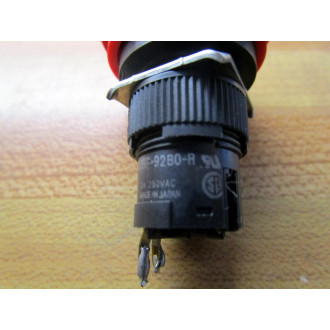 Omron A3BE-92BO-R Pushbutton Switch  A3BE-92B0-R - Used
