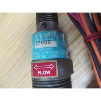 GEMS 29609 Flow Switch FS-550 - Used