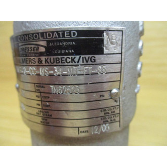 Dresser 19110MCF-2-CC-MS-34-MT-FT-SS Consolidated Relief Valve - New No Box