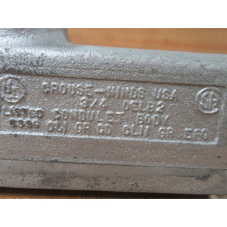Crouse & Hinds OELB2 34" Conduit Body - New No Box