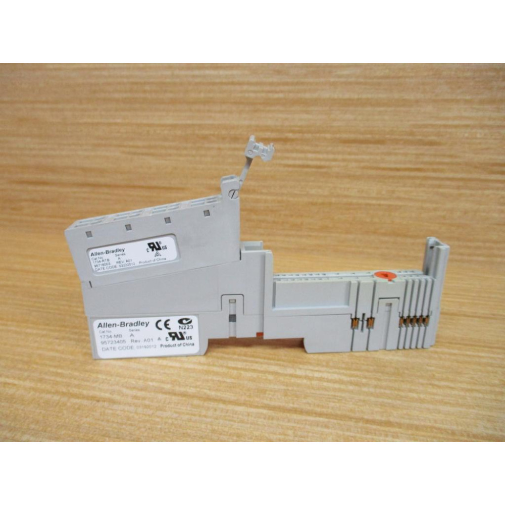 Allen Bradley 1734-MB IO Mounting Base 1734MB W 1734-RTB - Used