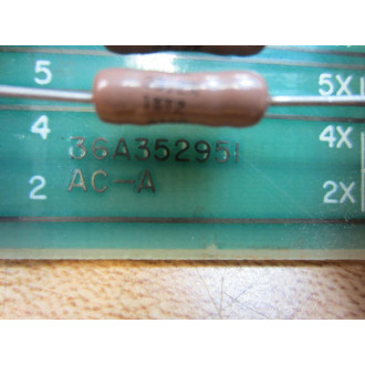 General Electric 36A352952AC-A Circuit Board 36A352952ACA 356X850HAG01 - Used