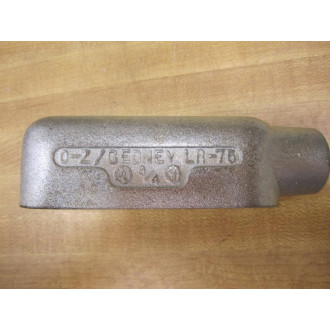 OZGedney LR-75 LR75 Conduit Bodie Type LR 34" (Pack of 9)