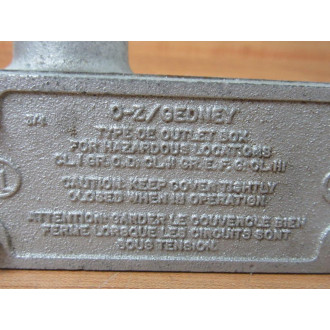 O-ZGedney OELL-75 34" Conduit Box OELL75 - New No Box