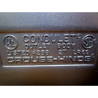 Crouse & Hinds LR69 2" Condulet Outlet Body