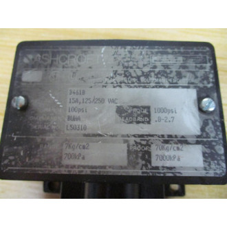 Ashcroft B461B100 Pressure Switch B461B100 - New No Box