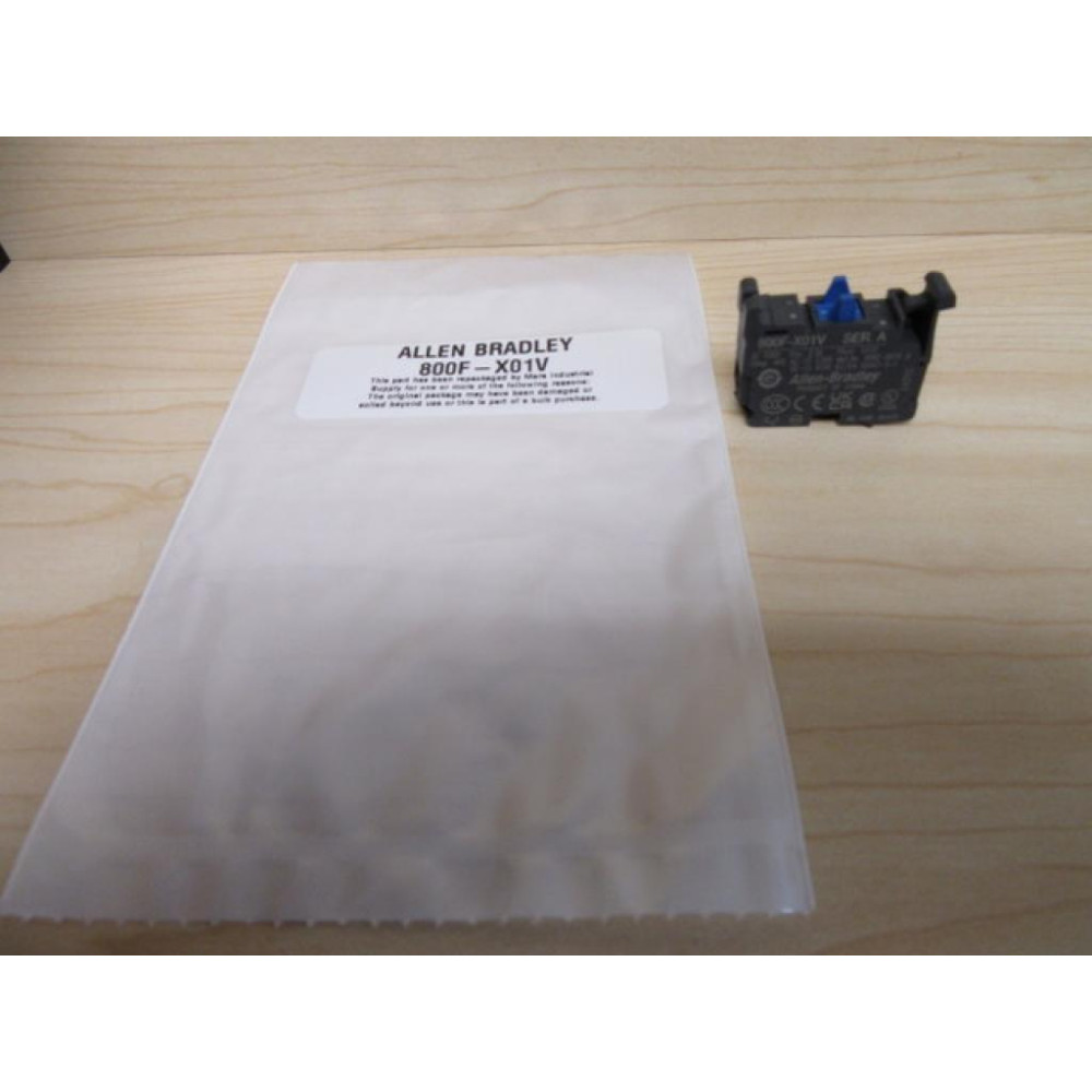 Allen Bradley 800F-X01V Contact Block 800F-XO1V